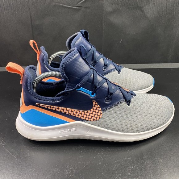 Nike Other - Nike Free TR8 Low Textile Trainers AJ7681-008 Blue/Orange/White Sz 10.5